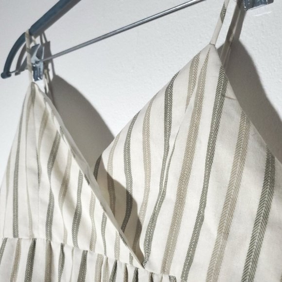 BCBGeneration Striped Romper Shorts Jumpsuit Small - Picture 6 of 8